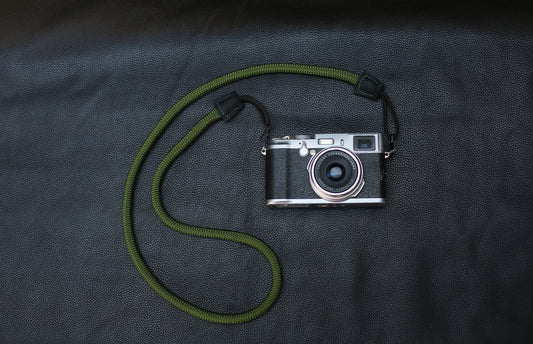Windmup army‑green quick‑release climbing rope camera strap – 10mm