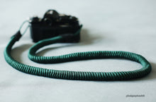 COOL handmade weave camera strap dark green type C soft &windmup.com - windmup