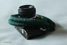 COOL handmade weave camera strap dark green type C soft &windmup.com - windmup
