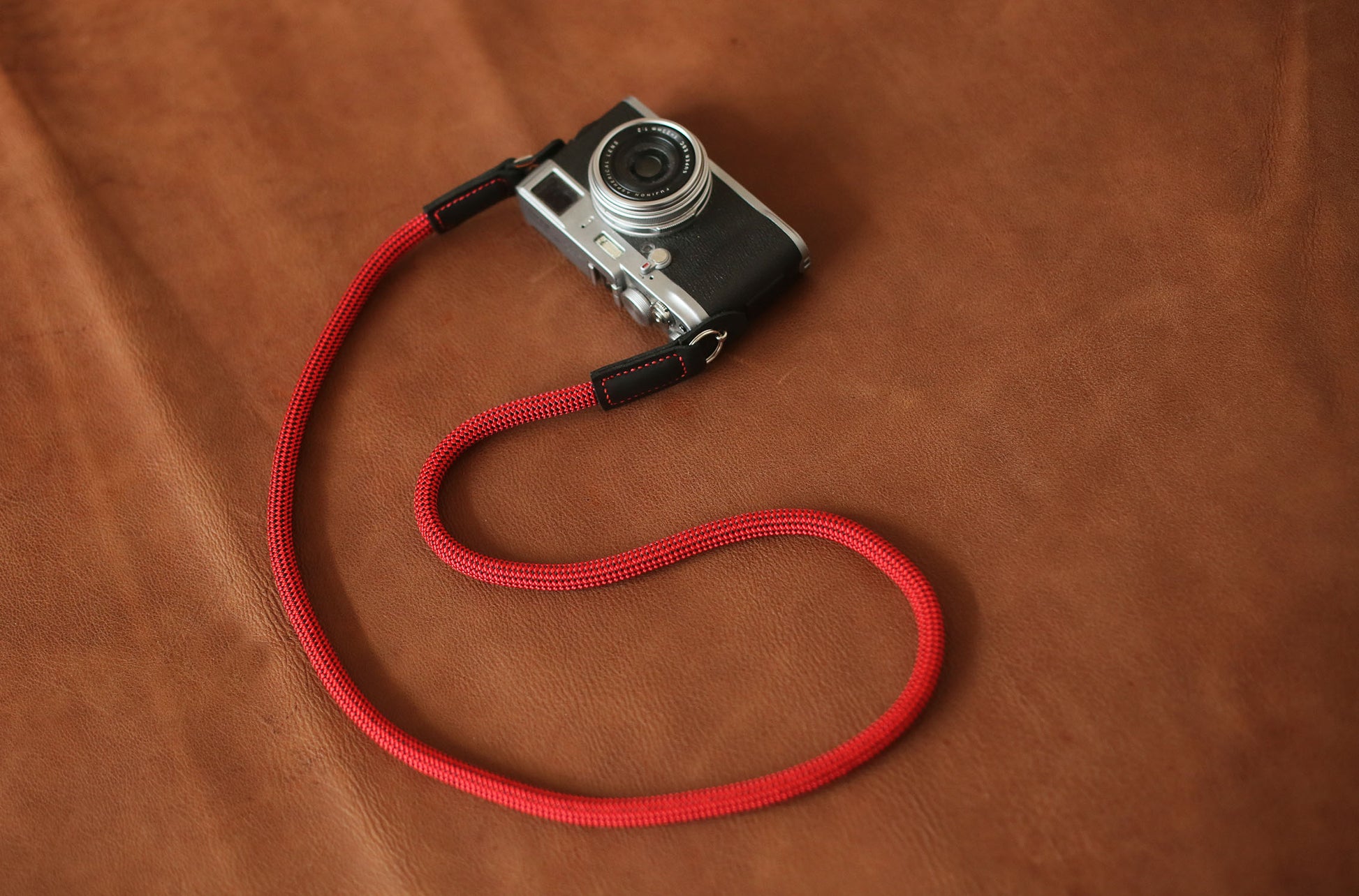 Handmade Windmup strap with bold colors