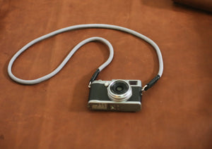 Handmade grey climbing rope camera Strap - windmup