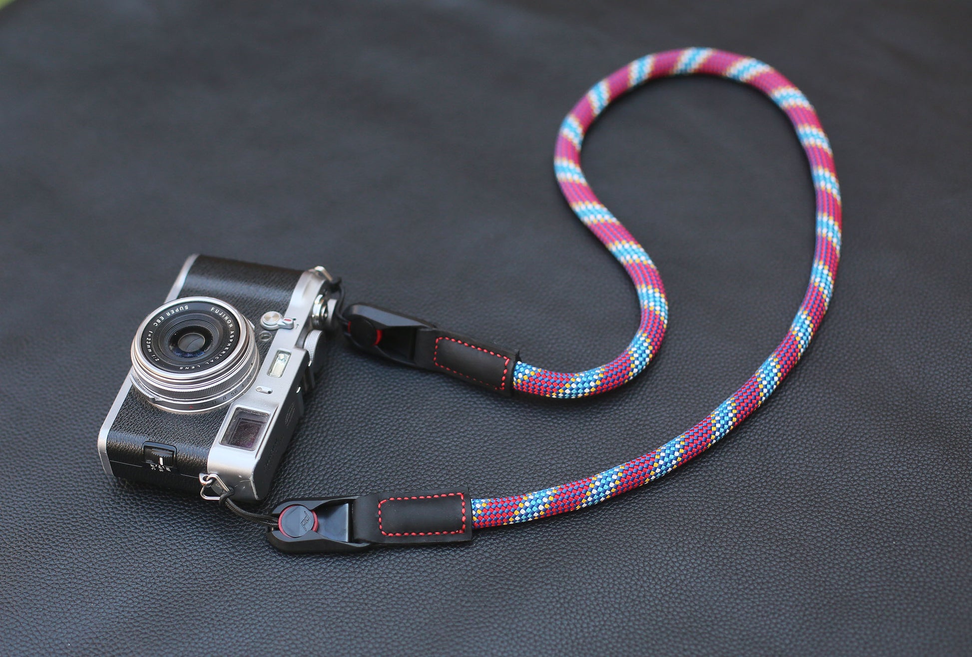 Red pattern quick release rope camera strap - windmup
