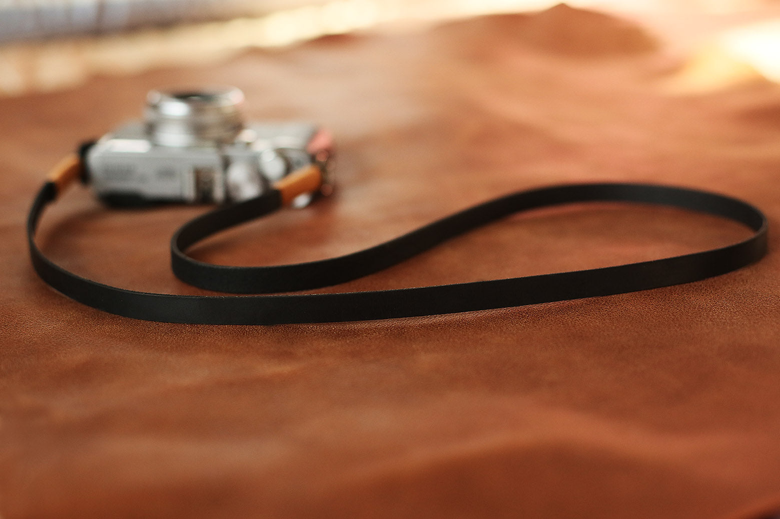 10mm handmade camera strap detail shot