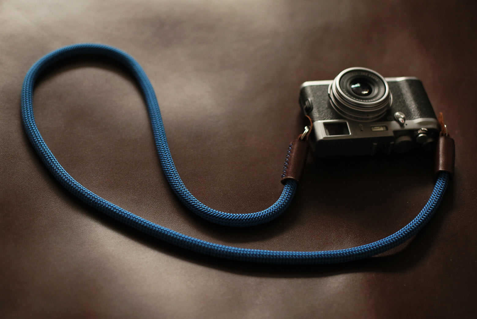 handmade leather camera neck strap