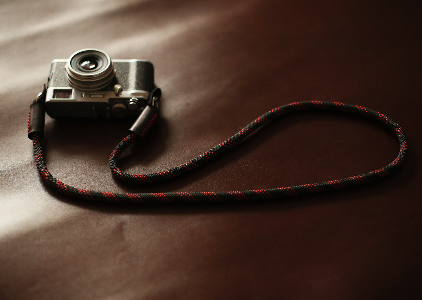 Climbing rope neck strap for Fujifilm mirrorless camera