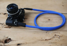 Camera neck strap handmade light blue climbing rope | windmup - windmup