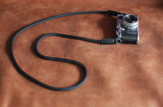 Camera Strap Handmade Agile black Climbing Rope &Windmup.com - windmup