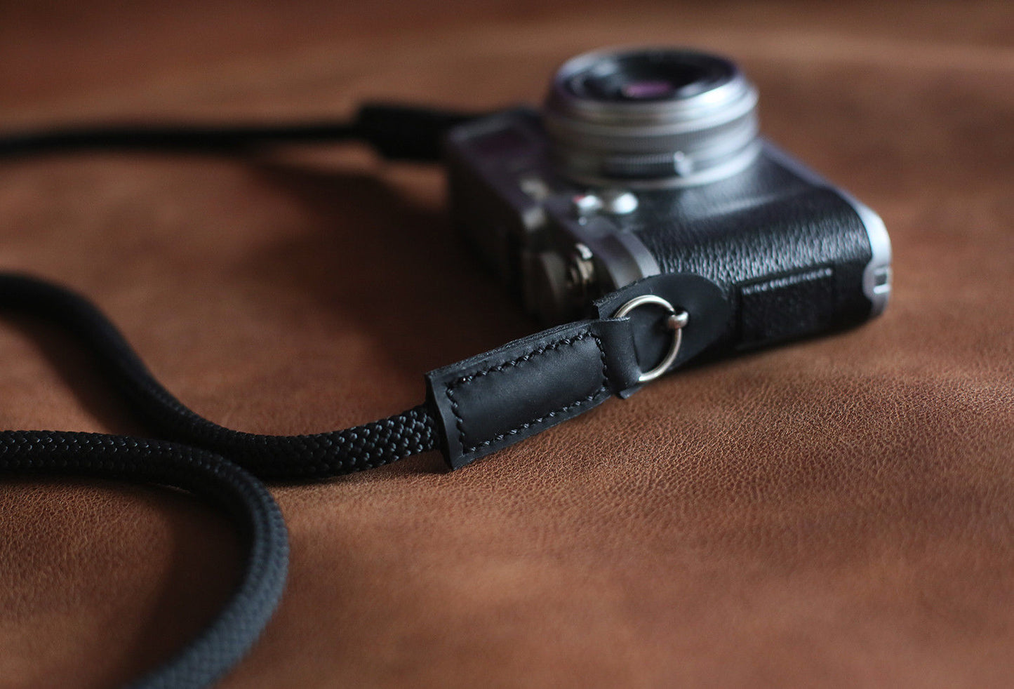 Camera Strap Handmade Agile black Climbing Rope &Windmup.com - windmup
