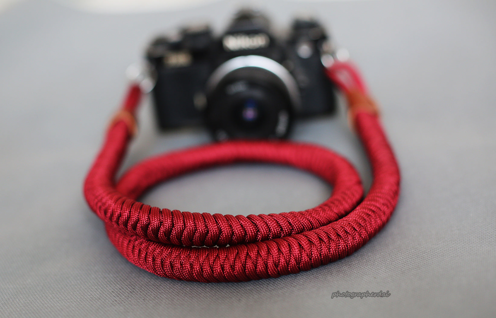 COOL handmade weave camera strap generous red dates soft &windmup.com - windmup
