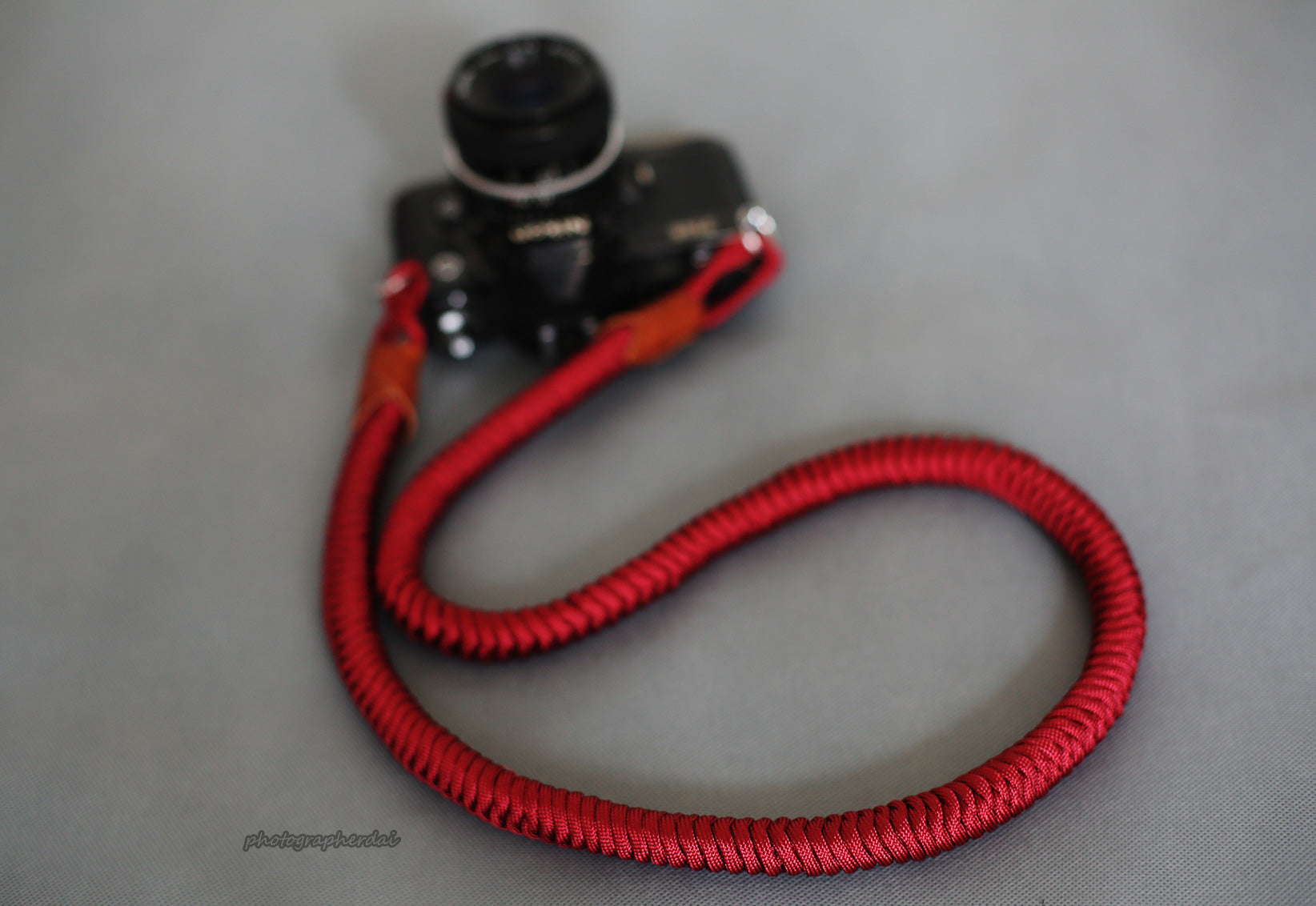 COOL handmade weave camera strap generous red dates soft &windmup.com - windmup