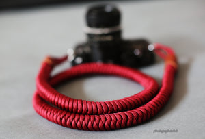 COOL handmade weave camera strap generous red dates soft &windmup.com - windmup
