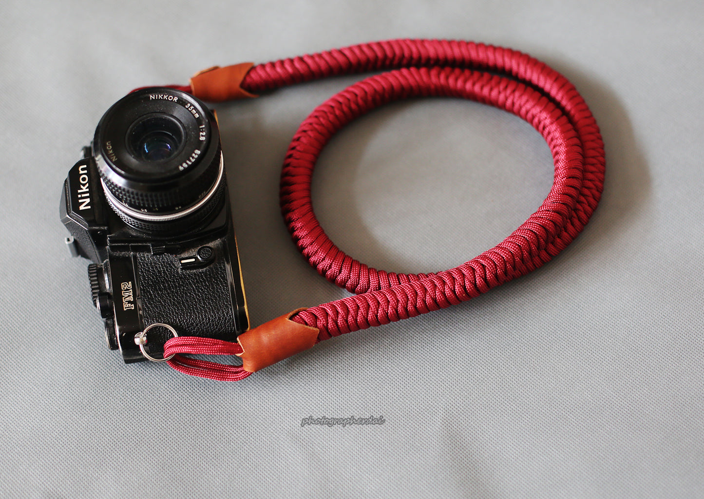 COOL handmade weave camera strap generous red dates soft &windmup.com - windmup