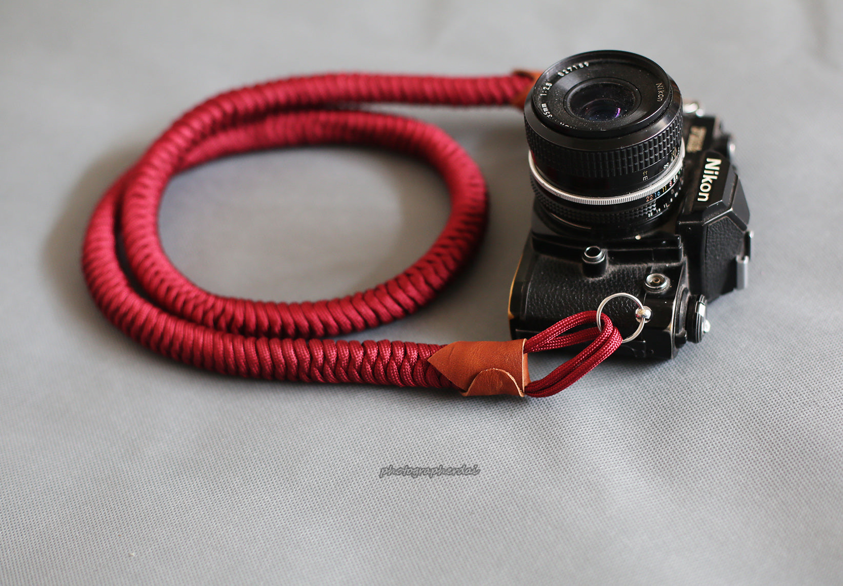 COOL handmade weave camera strap generous red dates soft &windmup.com - windmup